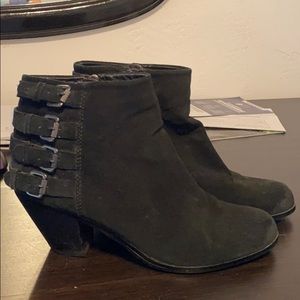 Sam Edelman black suede bootie